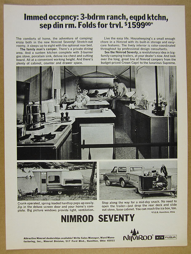 Camping and Trailering 1970 /  レアなキャンプ雜誌 Camping and Trailering 1970 / レアなキャンプ雜誌