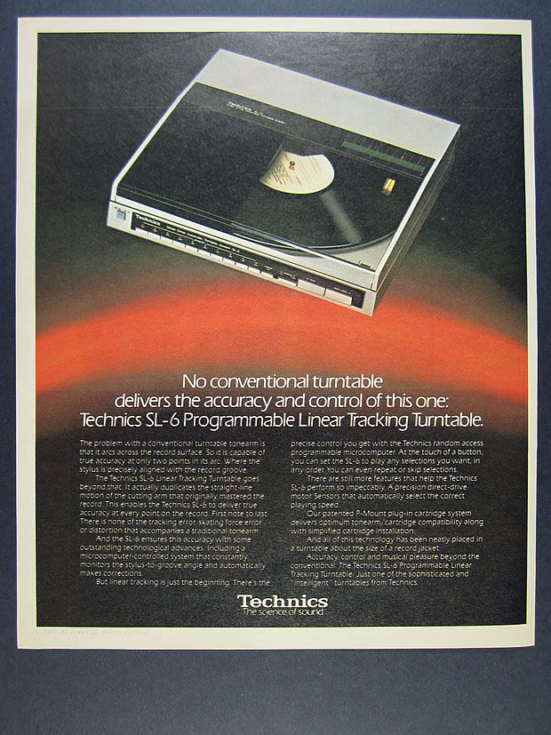technics sl6 turntable