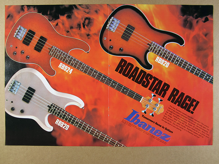 1983 Ibanez Roadstar RB820 RB924 RB920 Bass Guitars vintage